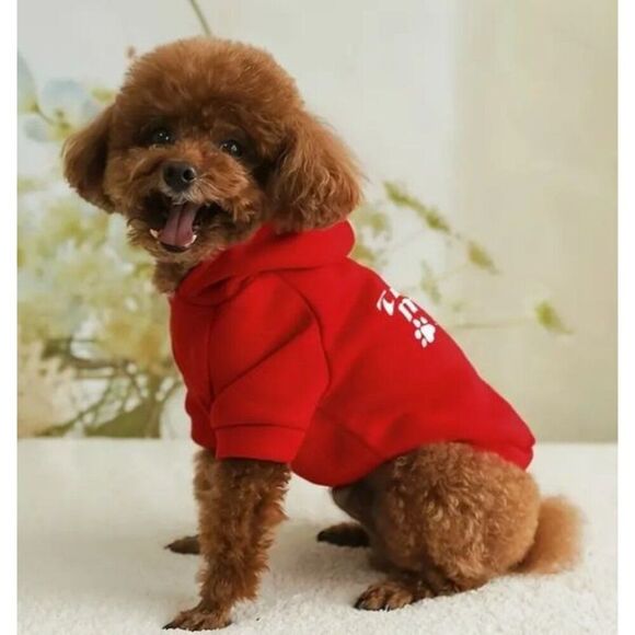 Trouble Make XL Pet Dog Hoodie Apparel NWOT - Picture 2 of 3